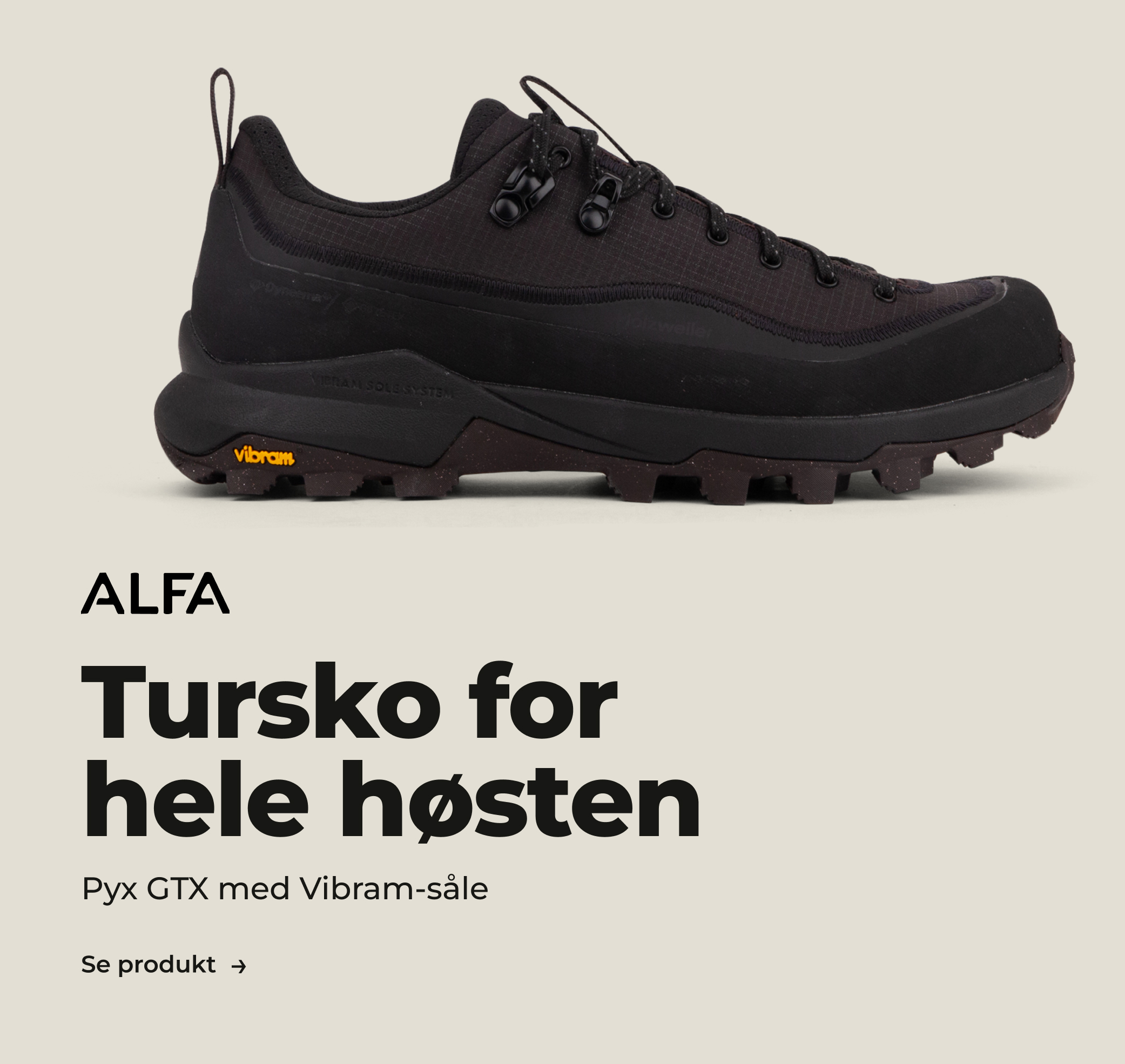 Alfa – Tursko for hele høsten