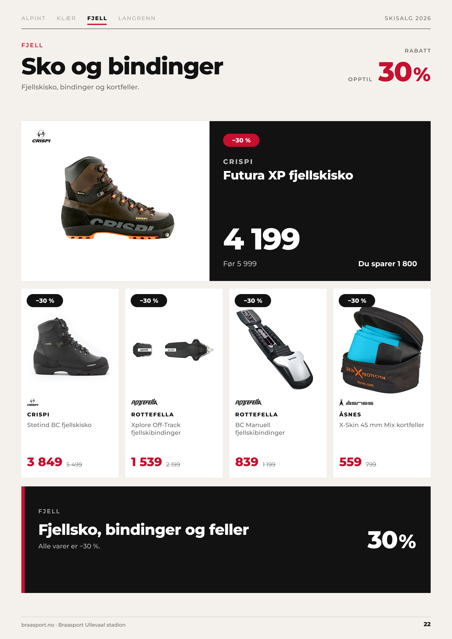 Side 22: Fjell Sko bindinger og feller