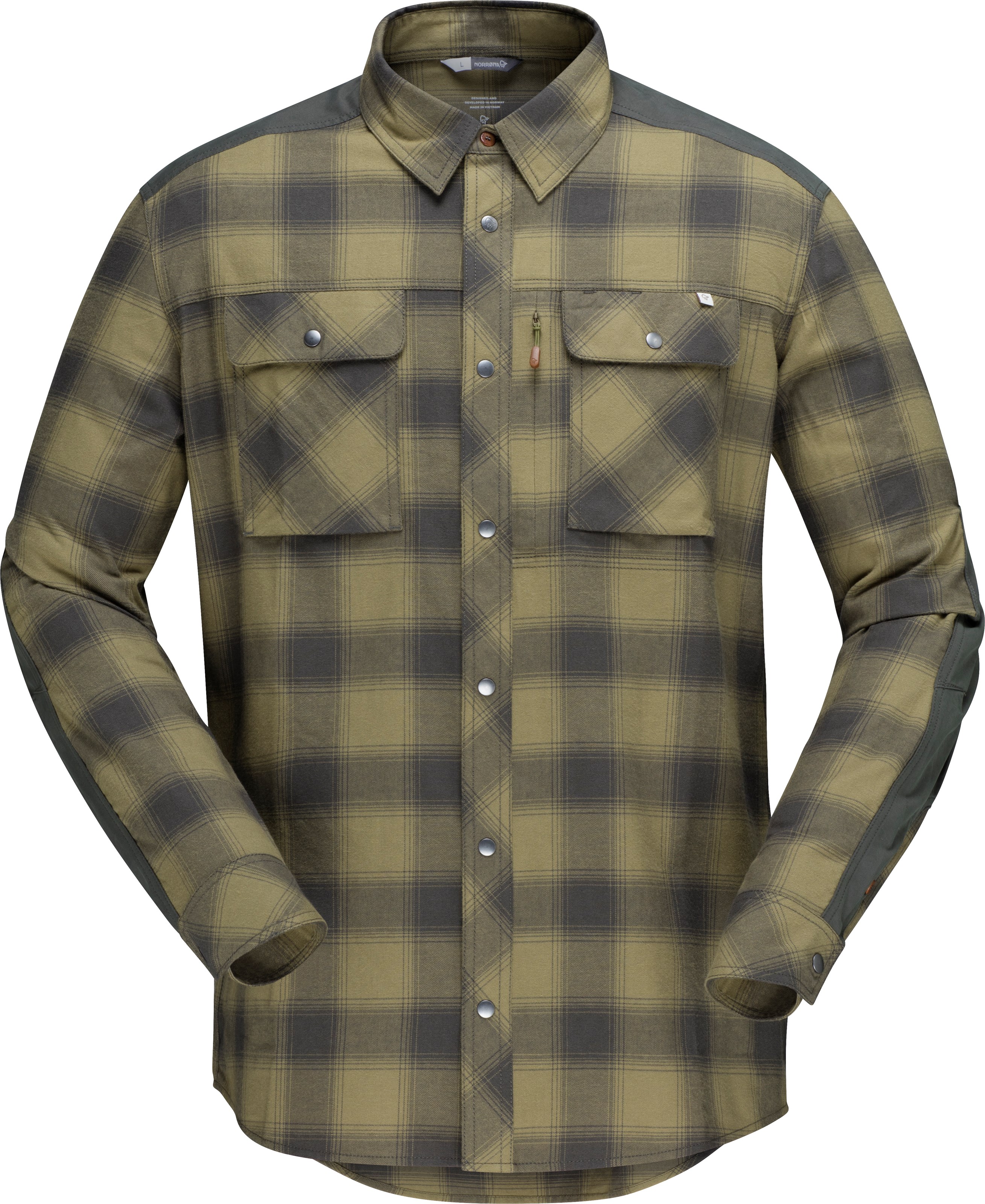 Braasport Norrøna Svalbard flannel Shirt, skjorte herre Test av Norrøna Svalbard Flanell | Test turskjorter