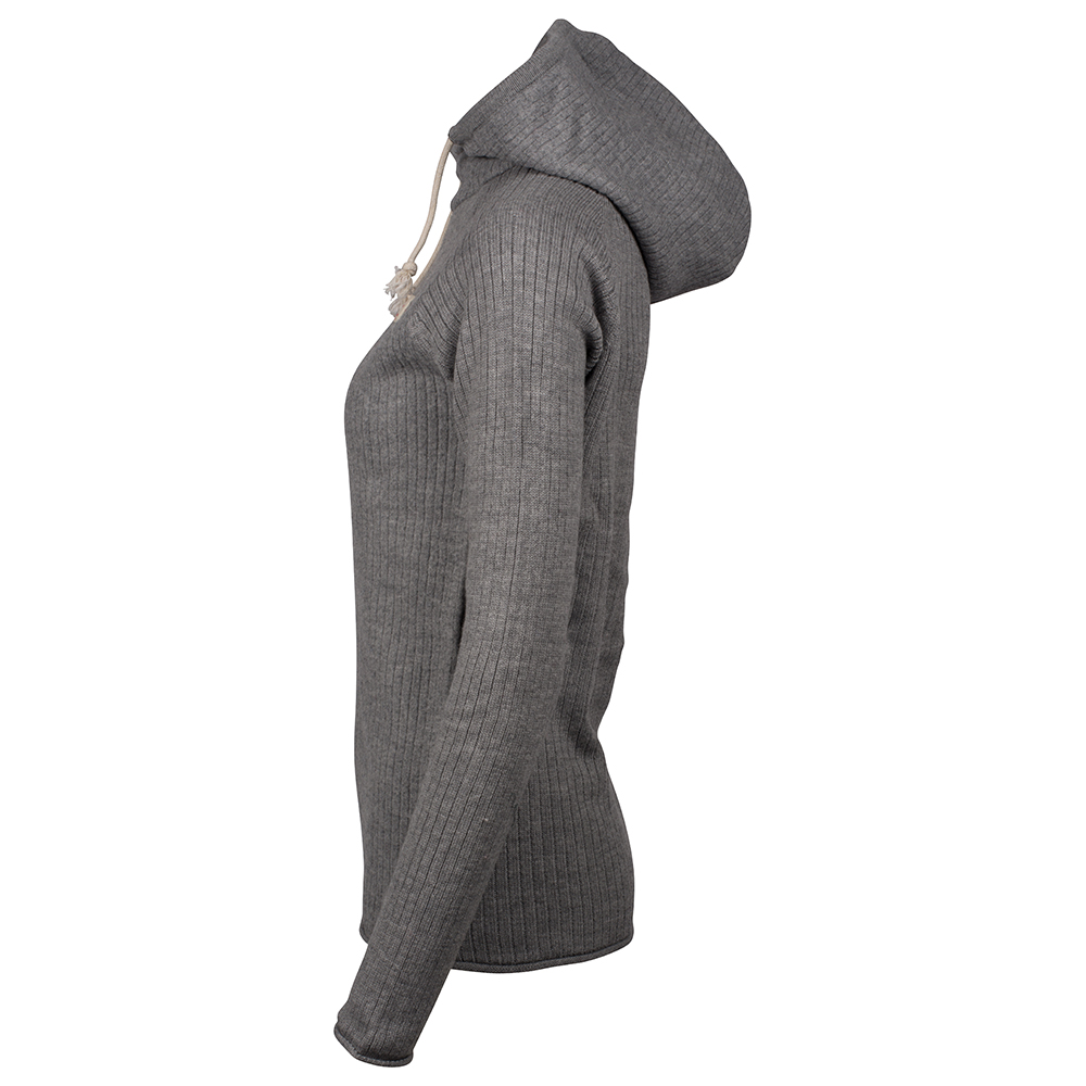 Boiled Hoodie Ribbed, dame Boiled Hoodie Ribbed, dame