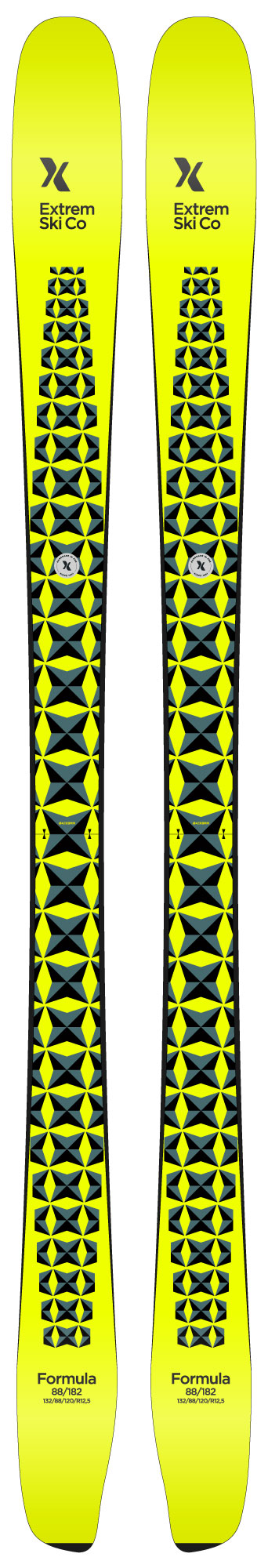 Extrem skis Formula 88 allmountain / bakkeski 26/27