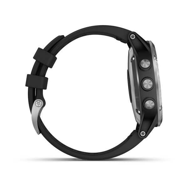 Braasport Garmin Fenix 5 Plus Glass Silver multisportklokke Braasport Garmin Fenix 5 Plus Glass Silver multisportklokke
