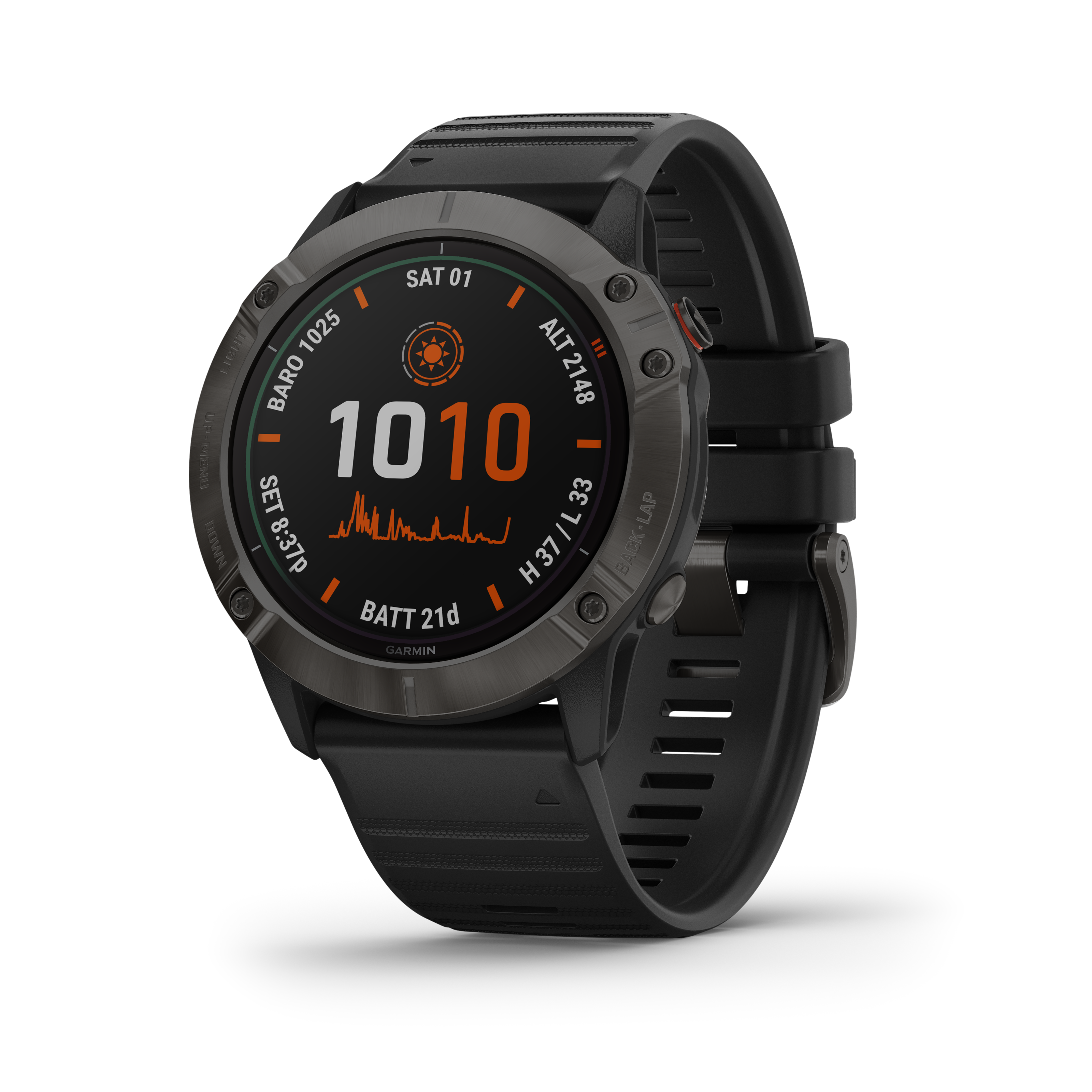 Ti Carbon Gray DLC w/Black Band (010-02157-21)