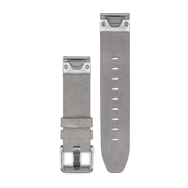 Braasport Garmin Quickfit 20 Watch Band skinn klokkerem GARMIN Quick Release 20 Suede Klokkereim Grå | Milrab.no