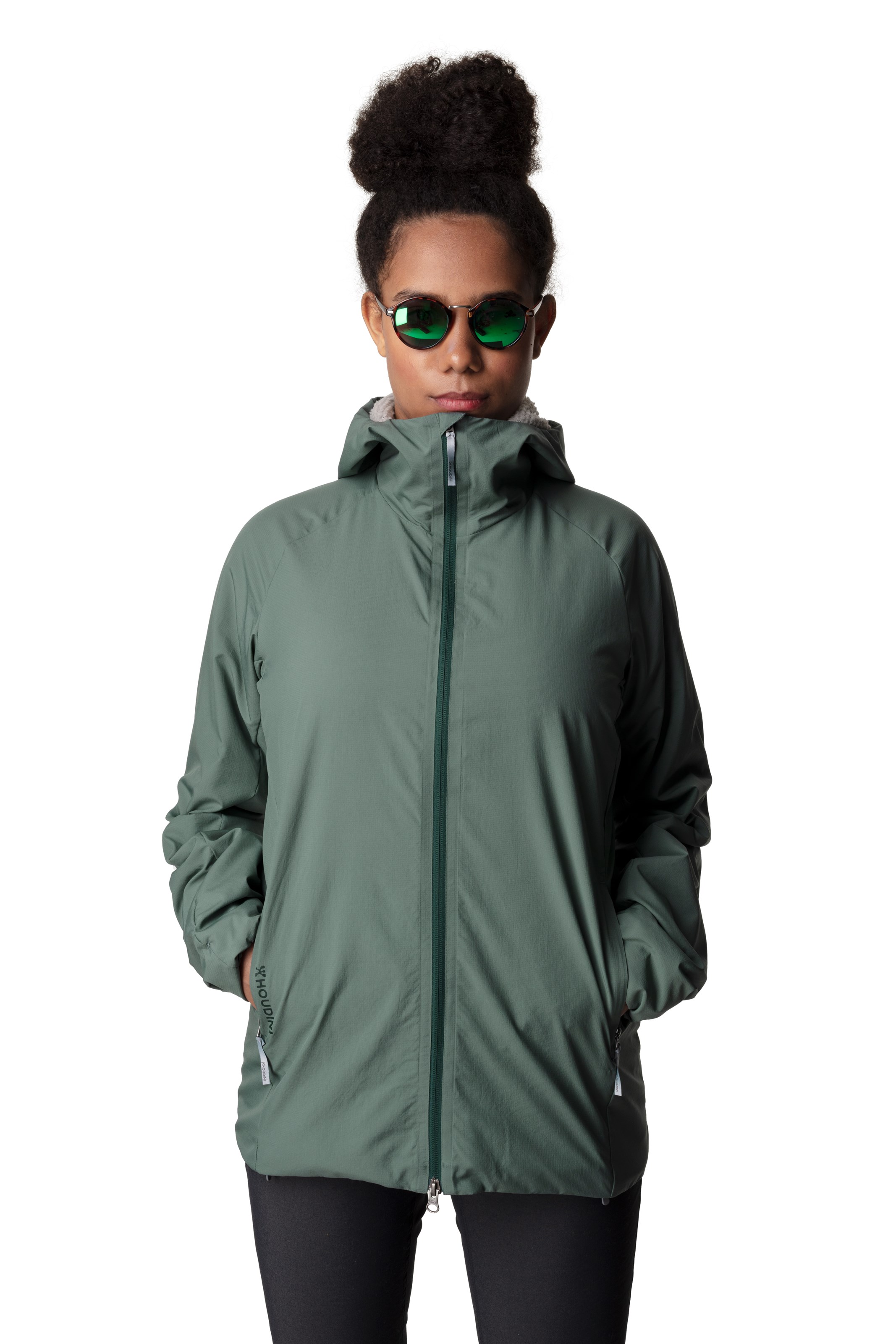 Braasport Houdini Wisp Jacket, isolasjonsjakke dame Houdini Wisp Jacket Dame storm green | Gode tilbud hos
