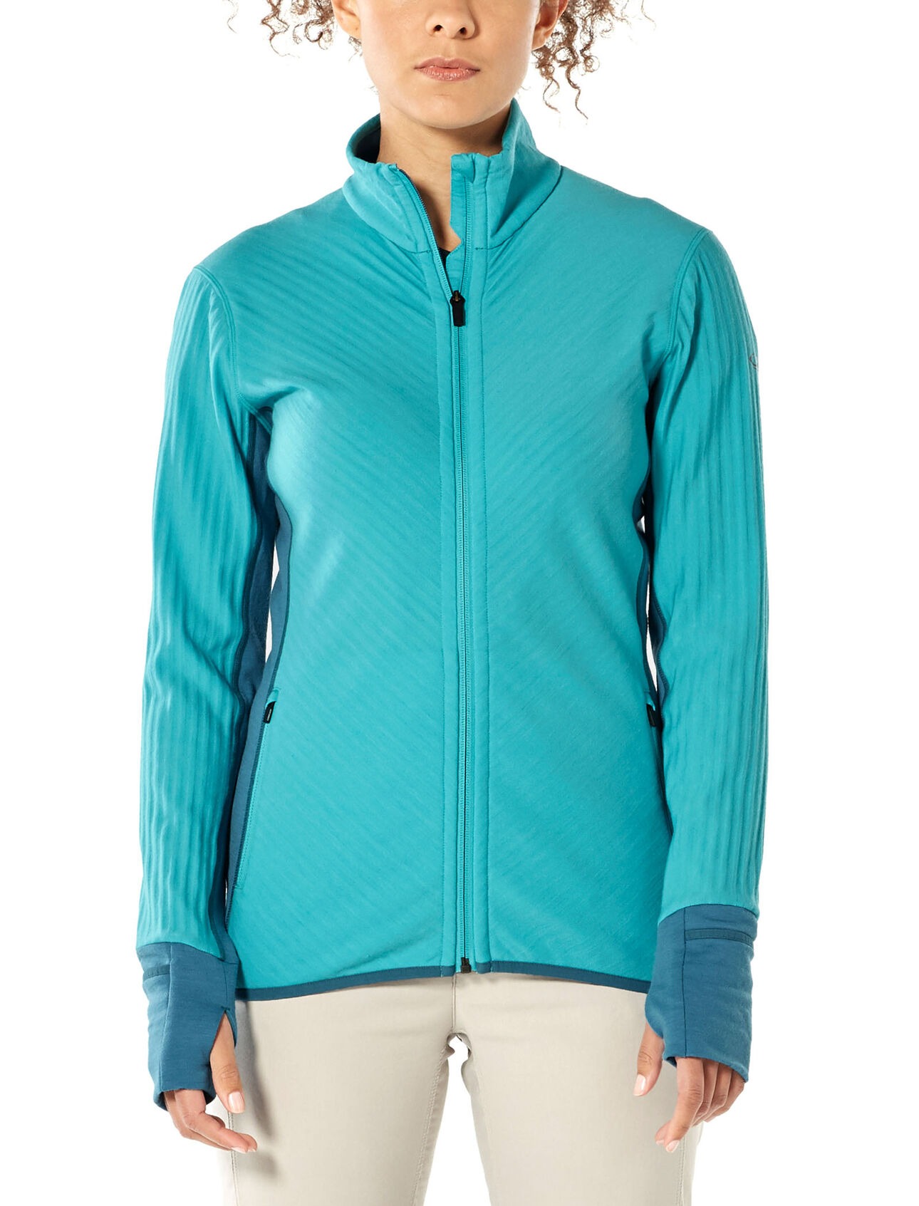 Braasport Icebreaker Descender LS Zip, ulljakke dame Braasport Icebreaker Descender LS Zip, ulljakke dame