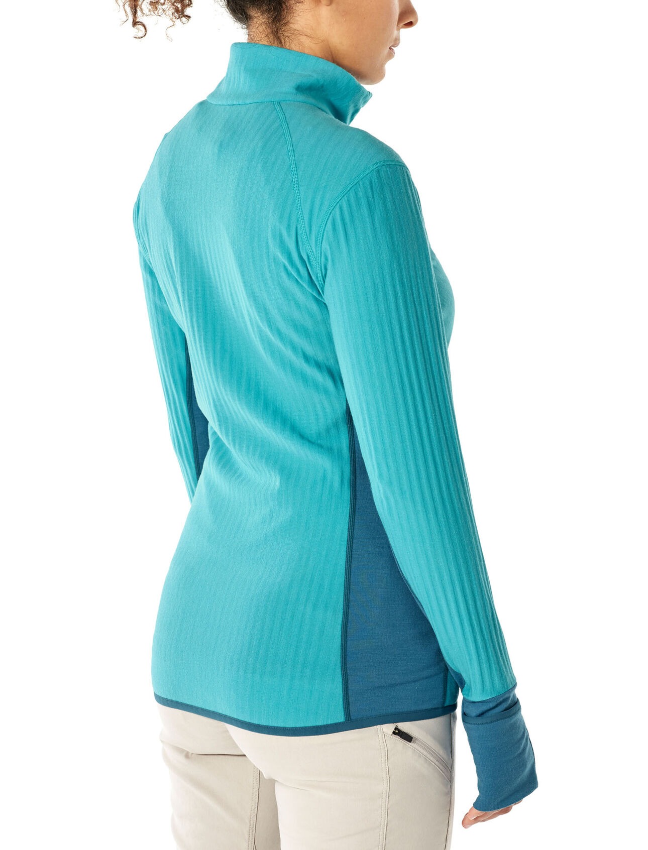 Braasport Icebreaker Descender LS Zip, ulljakke dame Braasport Icebreaker Descender LS Zip, ulljakke dame
