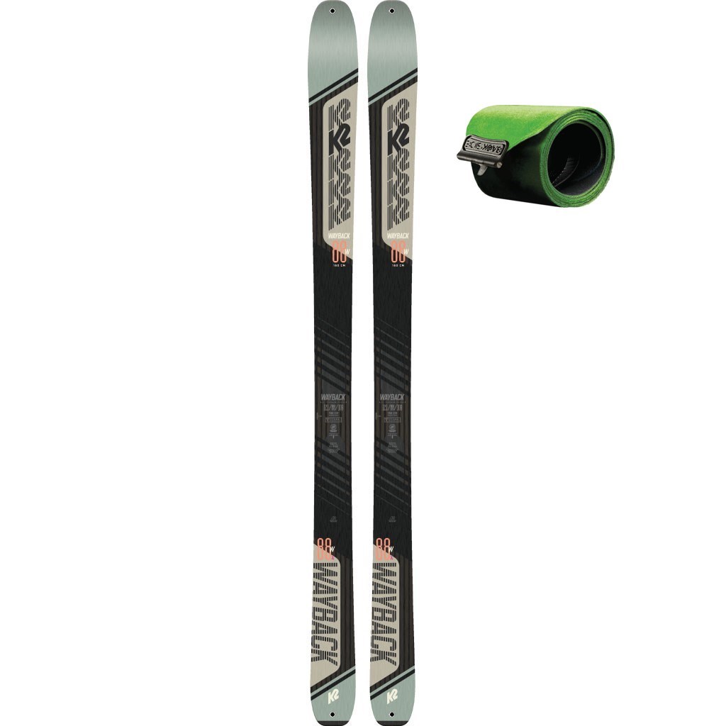Braasport - K2 Wayback 88 W toppturski, dame inkl feller