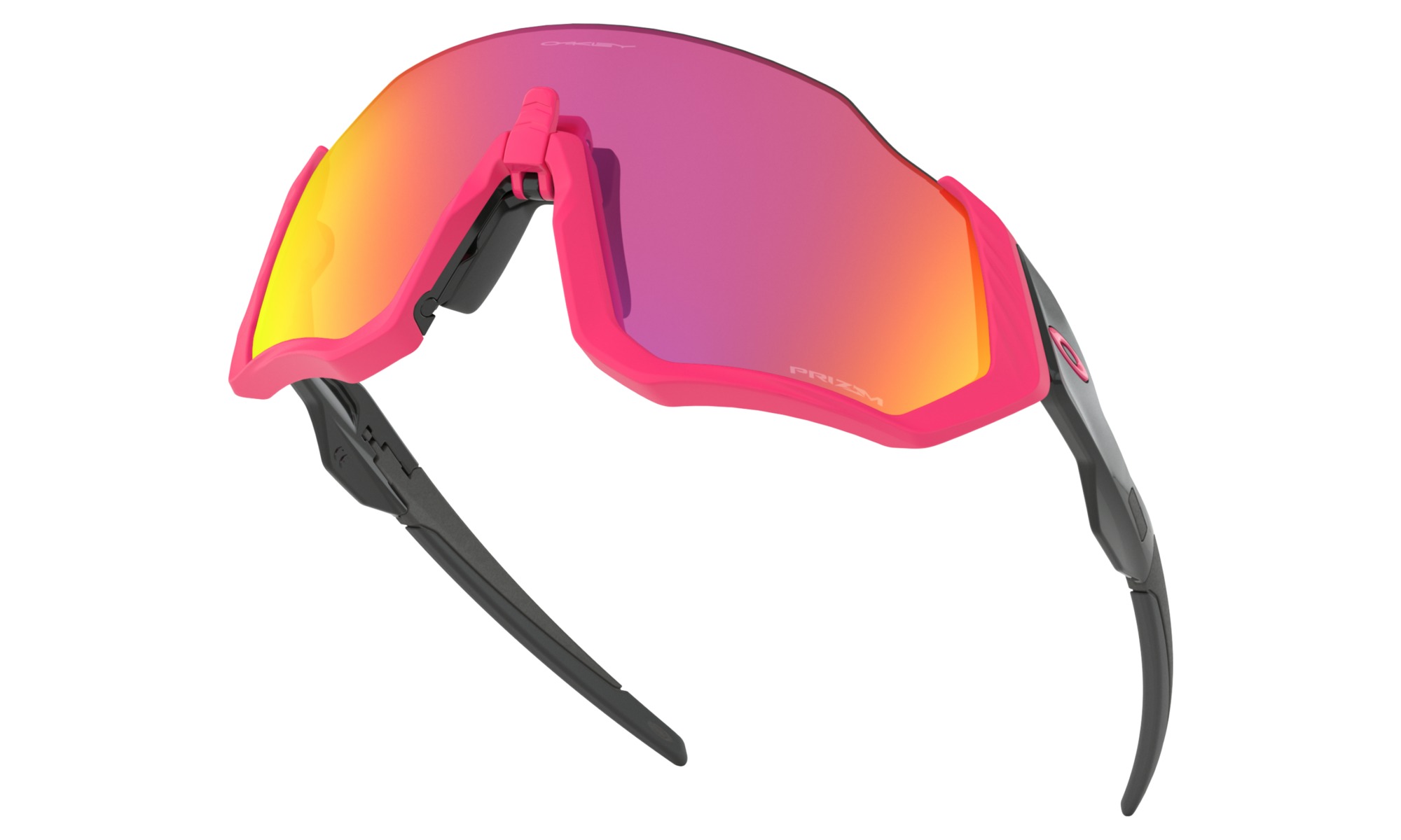 Braasport Oakley Flight Jacket Neon Pink Prizm Road sportsbriller