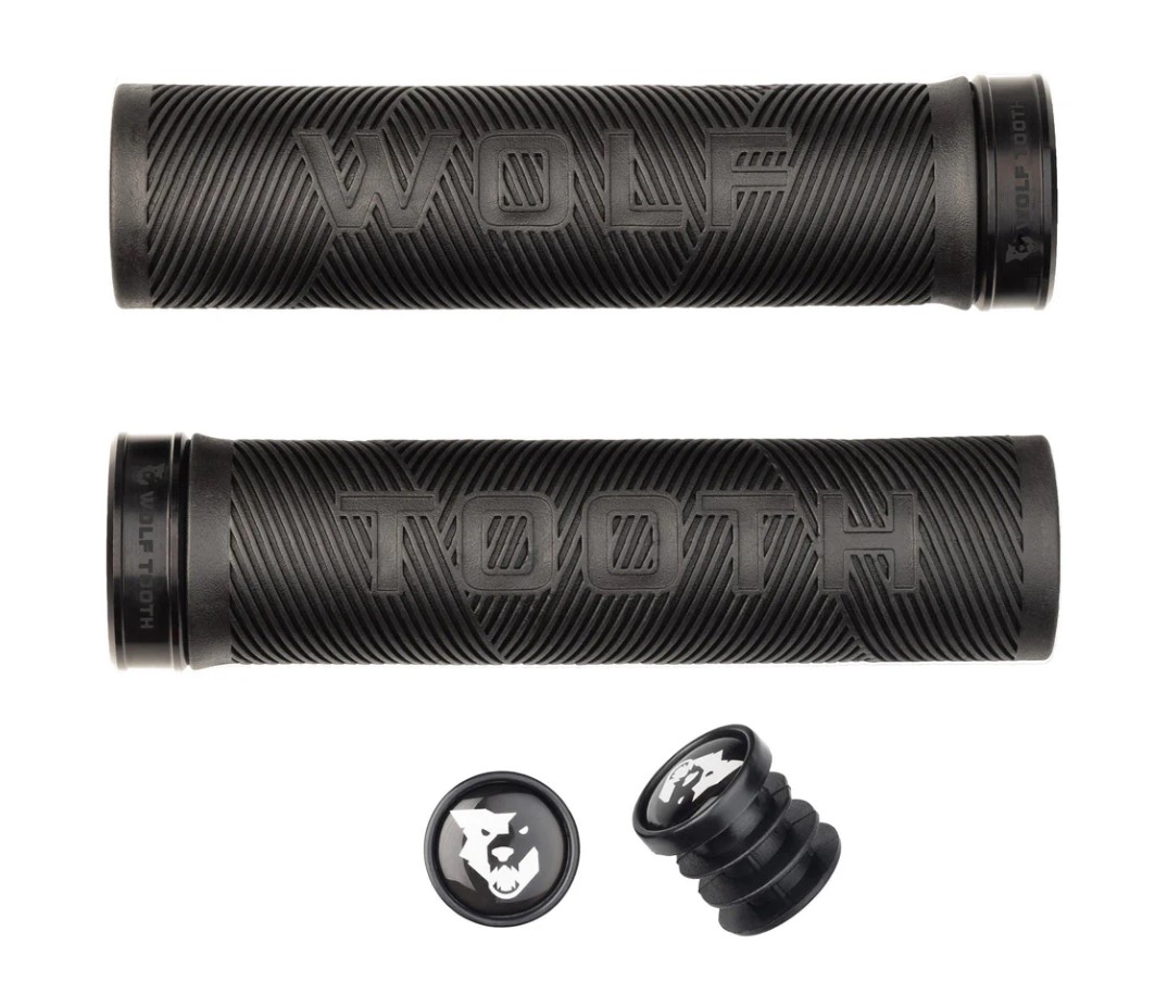 Wolf Tooth Components Echo Lock-On Grips sykkelholker Black 2024