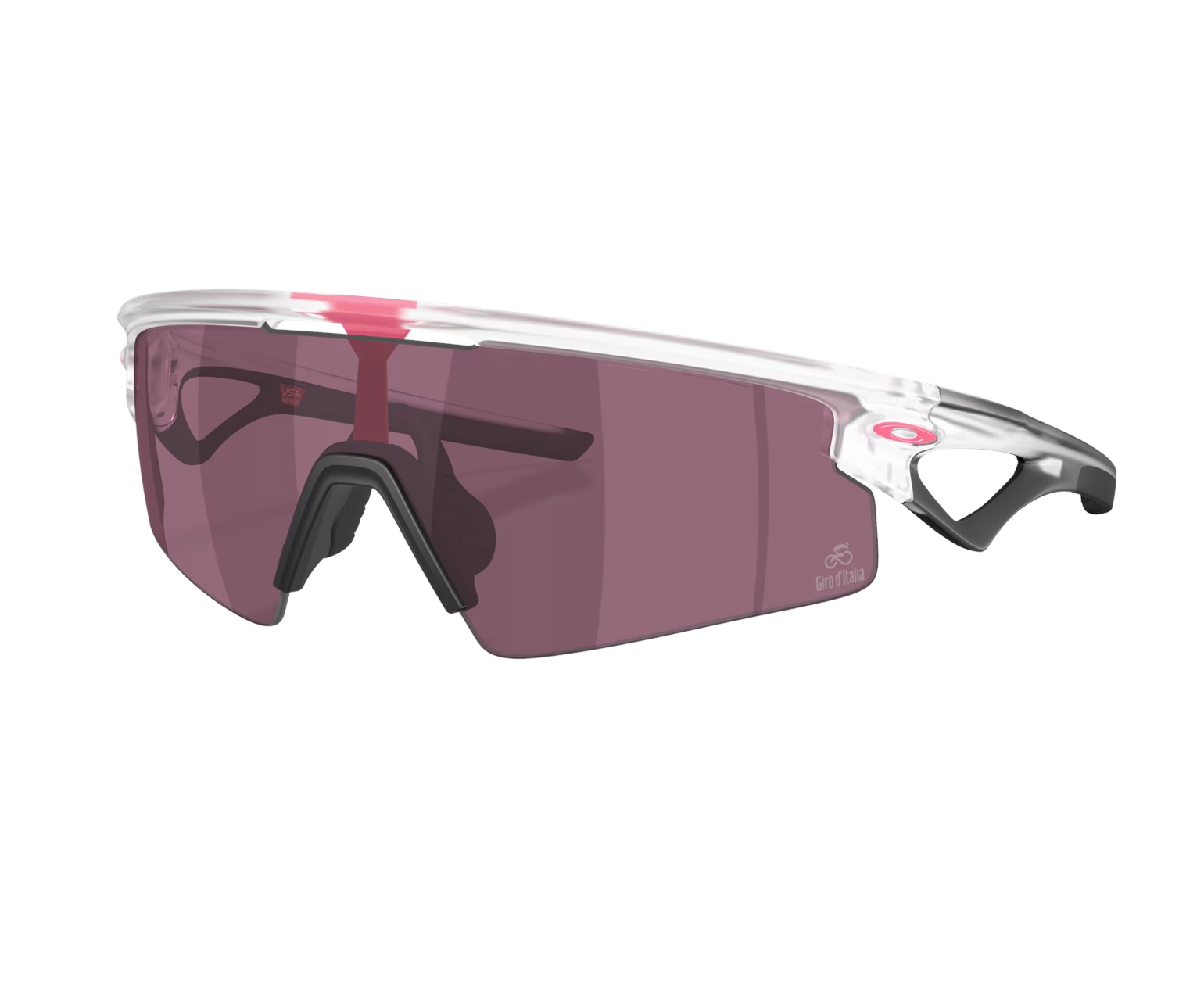 Oakley Sphaera Strike GDI Matte Clear / Prizm Road Black sportsbriller