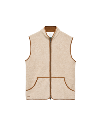 Nibbi Clothing Wool Fleece Vest fleecevest